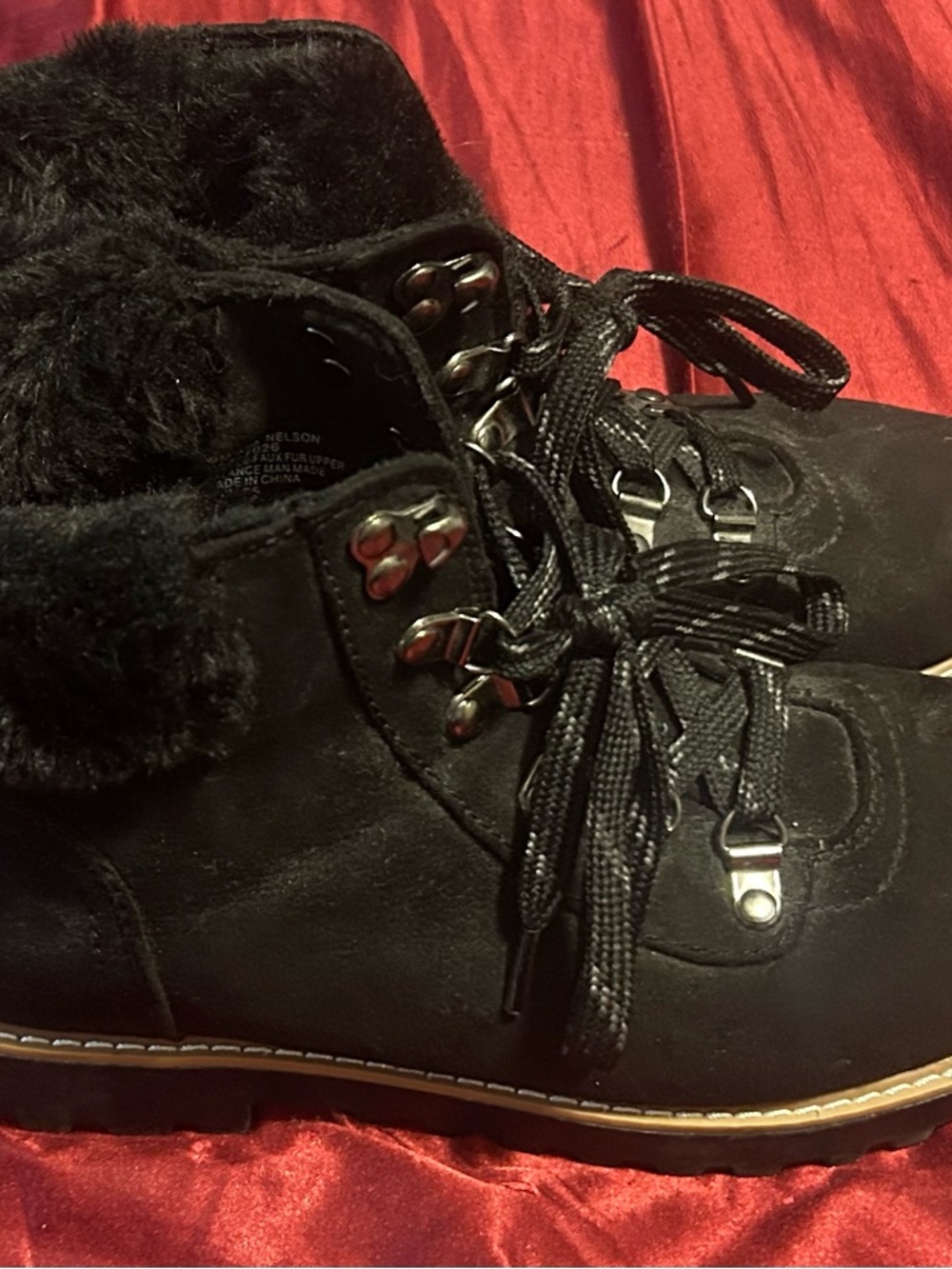 A.N.A. Nelson Suede/Faux Fur Boots